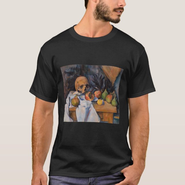 Paul Cezanne - Stillleben mit Skull T-Shirt (Vorderseite)