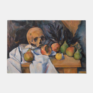 Paul Cezanne - Stillleben mit Totenkopf Fußmatte