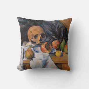 Paul Cezanne - Stillleben mit Totenkopf Kissen