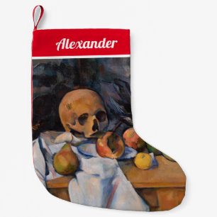 Paul Cezanne - Stillleben mit Totenkopf Kleiner Weihnachtsstrumpf