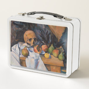 Paul Cezanne - Stillleben mit Totenkopf Metall Brotdose