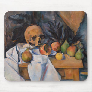 Paul Cezanne - Stillleben mit Totenkopf Mousepad