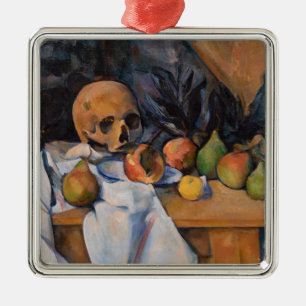 Paul Cezanne - Stillleben mit Totenkopf Ornament Aus Metall