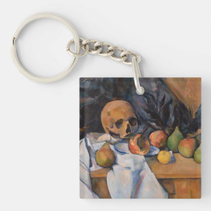 Paul Cezanne - Stillleben mit Totenkopf Schlüsselanhänger