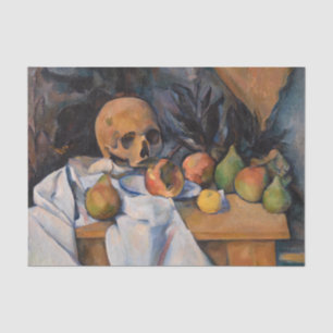 Paul Cezanne - Stillleben mit Totenkopf Seidenpapier