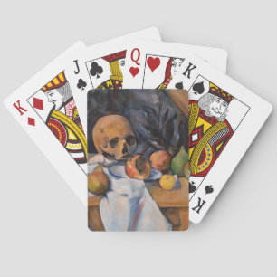 Paul Cezanne - Stillleben mit Totenkopf Spielkarten