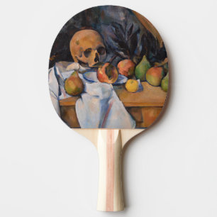 Paul Cezanne - Stillleben mit Totenkopf Tischtennis Schläger