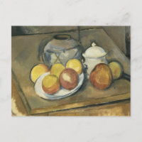 Paul Cezanne - Straw-Trimmed Vase, Sugar Bowl