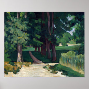 Paul Cézanne The Avenue im Jas de Bouffan Poster