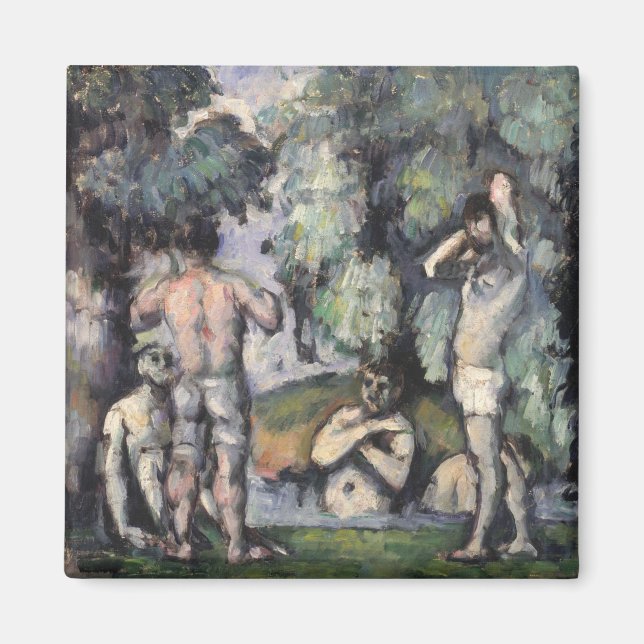 Paul Cezanne | The Five Bathers, c.1875-77 Magnet (Vorne)