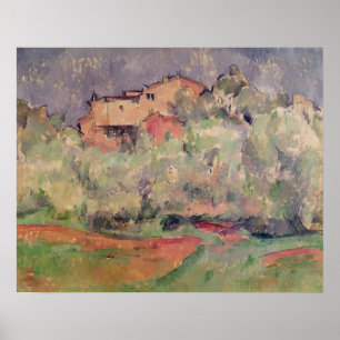 Paul Cezanne   The House at Bellevue, 1888-92 Poster