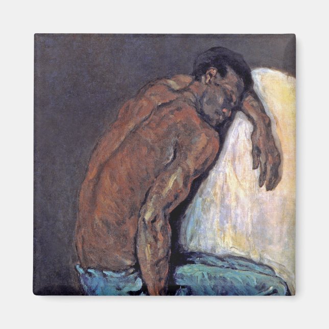 Paul Cezanne - The Negro Scipio Fine Art Malerei Magnet (Vorne)