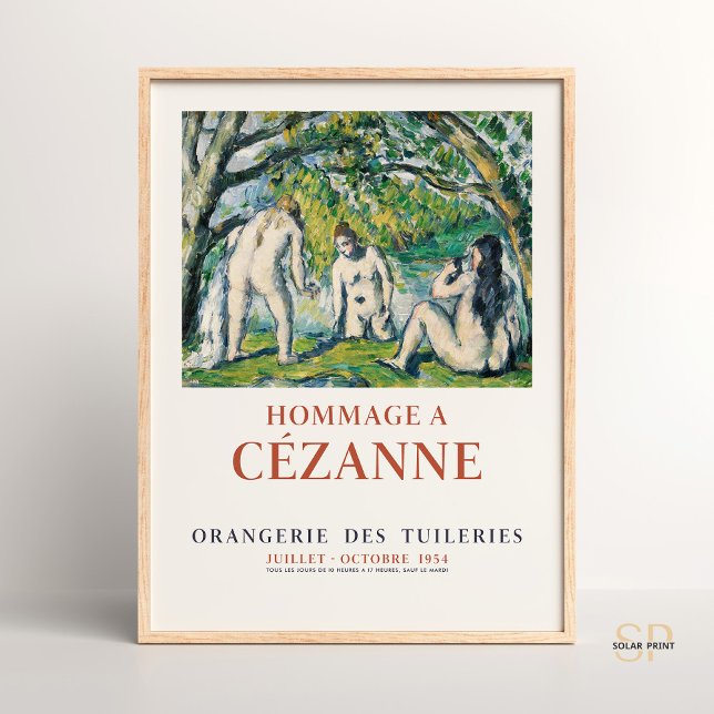 Paul Cézanne Three Bathers Impressionistin Art Pri Poster (Von Creator hochgeladen)