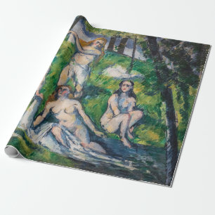 Paul Cezanne - Vier Badende Geschenkpapier