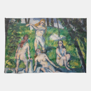 Paul Cezanne - Vier Badende Geschirrtuch