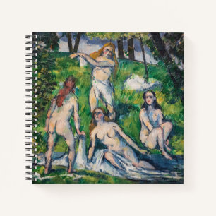 Paul Cezanne - Vier Badende Notizbuch