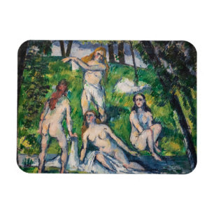 Paul Cezanne - Vier Bathers Magnet