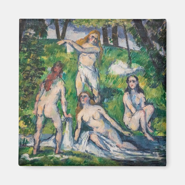 Paul Cezanne - Vier Bathers Magnet (Vorne)