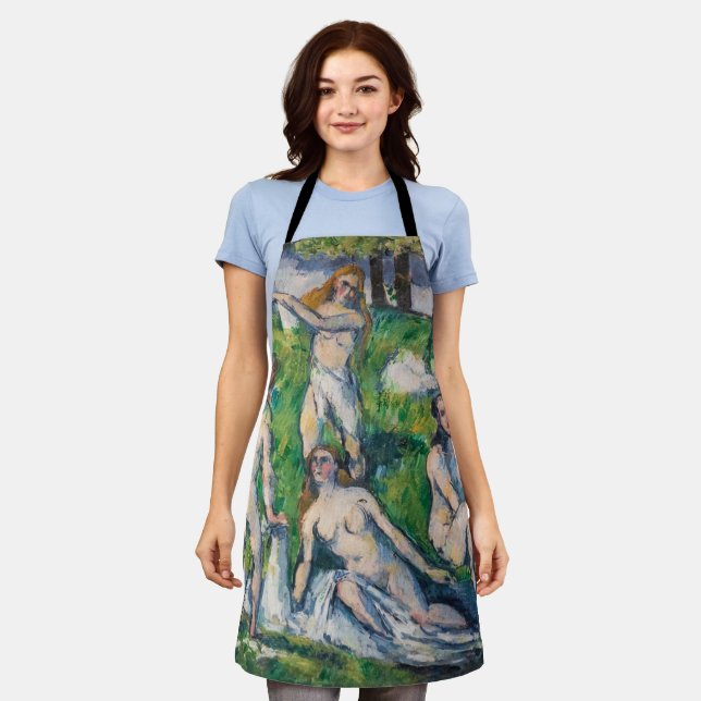 Paul Cezanne - Vier Bathers Schürze (Getragen)