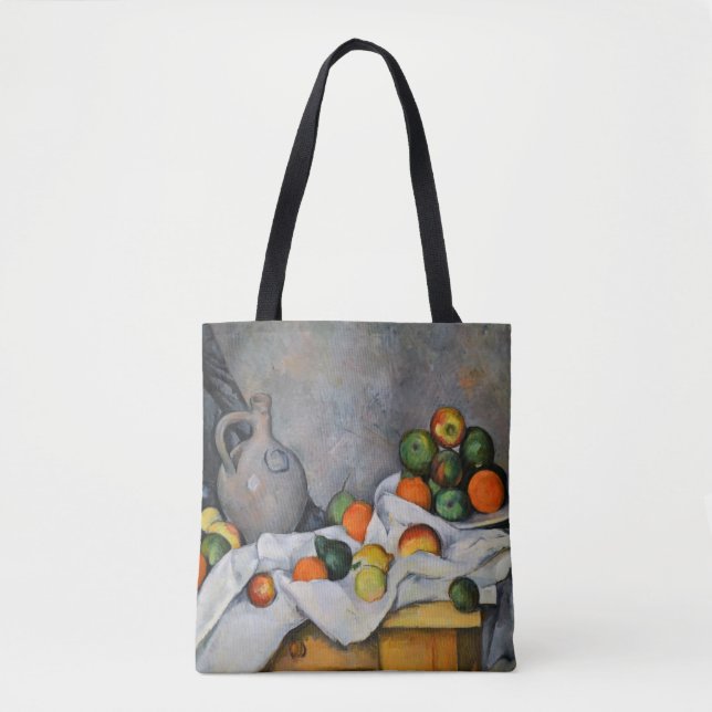 Paul Cezanne - Vorhang, Jug und Fruchtschale (Vorderseite)