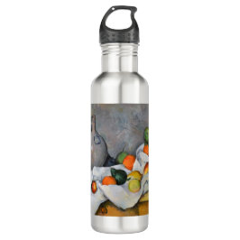 Paul Cezanne - Vorhang, Jug und Fruchtschale Edelstahlflasche