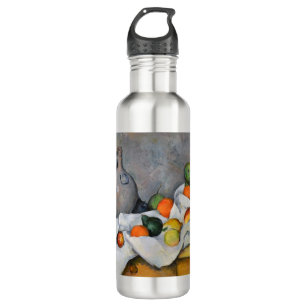 Paul Cezanne - Vorhang, Jug und Fruchtschale Edelstahlflasche