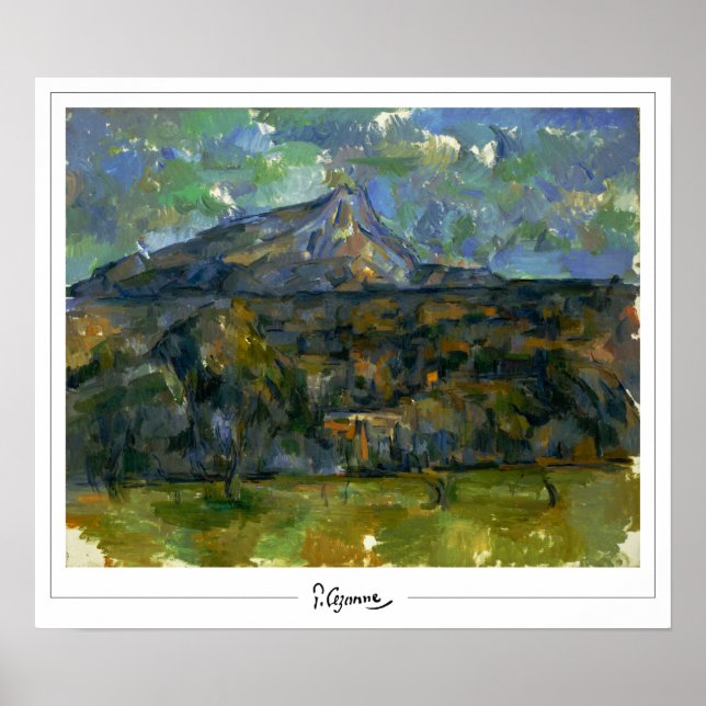 Paul Cézanne Zedign Art Poster #14 (Vorne)