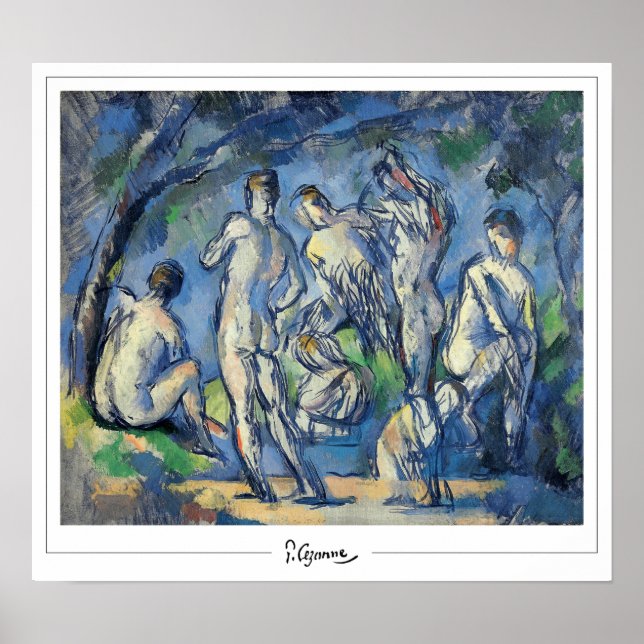 Paul Cézanne Zedign Art Poster #34 (Vorne)