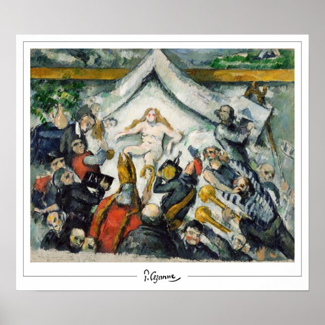 Paul Cézanne Zedign Art Poster #51 (Vorne)