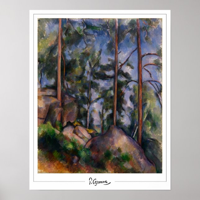Paul Cézanne Zedign Art Poster #556 (Vorne)