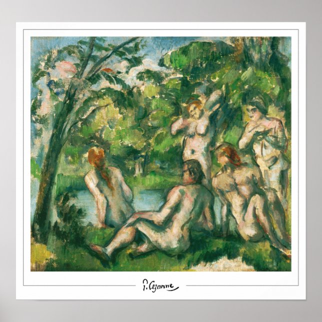 Paul Cézanne Zedign Art Poster #99 (Vorne)