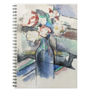 Paul Cézannes Rose in einer Flasche (1900-1904) Notizblock