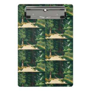 Paul Cézannes The Avenue, Green Trees Classic Mini Klemmbrett
