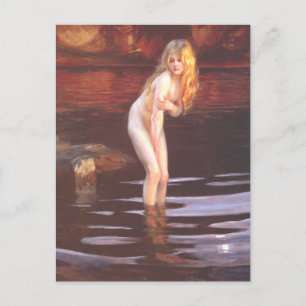 Paul Émile Chabas - Baigneuse (Bather) Postkarte