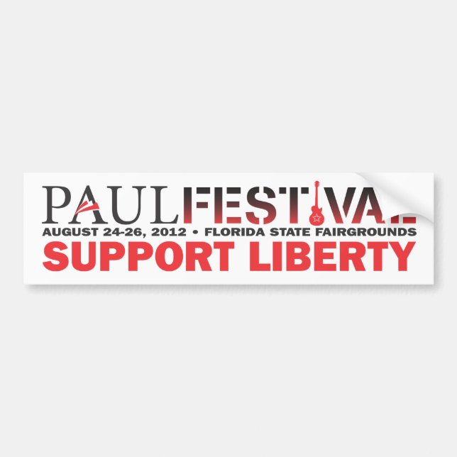 Paul-Festival-Autoaufkleber Autoaufkleber (Vorne)