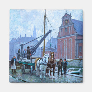 Paul Fischer The Holmen Church Copenhagen Magnet