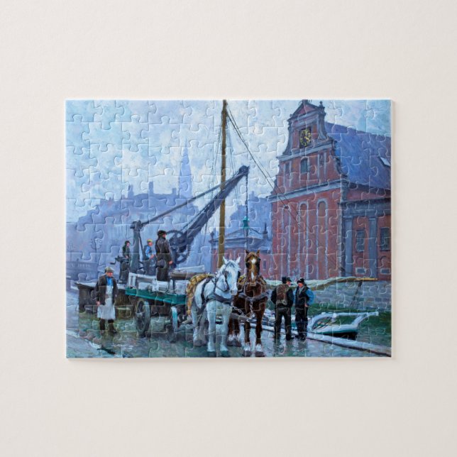 Paul Fischer The Holmen Church Copenhagen Puzzle (Horizontal)