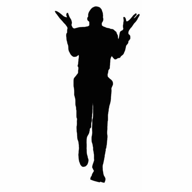 Paul-Gang-Foto-Skulptur Freistehende Fotoskulptur (Vorne)