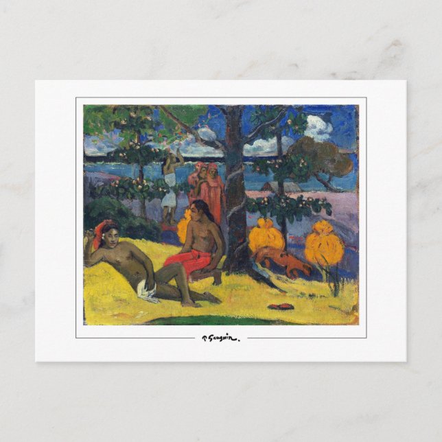 Paul Gauguin #469 - Fine Art Postcard Postkarte (Vorderseite)