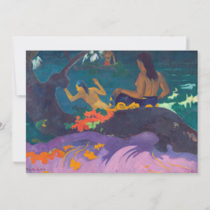Paul Gauguin - Am Meer / Fatata te Miti Dankeskarte