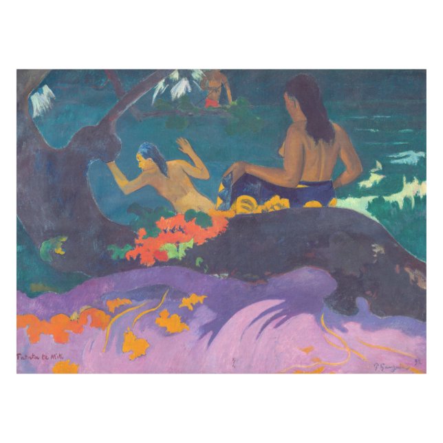 Paul Gauguin - Am Meer / Fatata te Miti Tischdecke (Vorderseite (Horizontal))