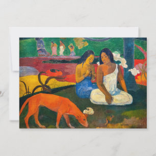 Paul Gauguin - Arearea / Der rote Hund Einladung