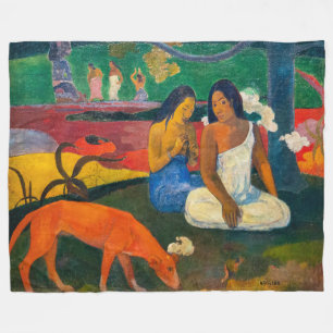 Paul Gauguin - Arearea / Der rote Hund Fleecedecke