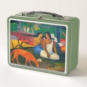 Paul Gauguin - Arearea / Der Rote Hund Metall Brotdose