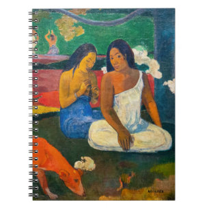 Paul Gauguin - Arearea / Der Rote Hund Notizblock