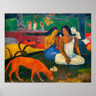 Paul Gauguin - Arearea / Der Rote Hund Poster