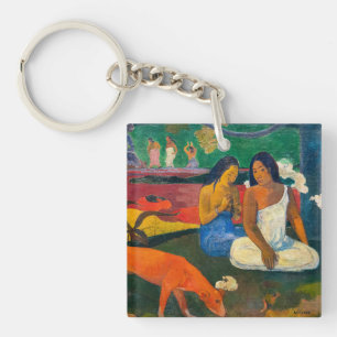 Paul Gauguin - Arearea / Der Rote Hund Schlüsselanhänger
