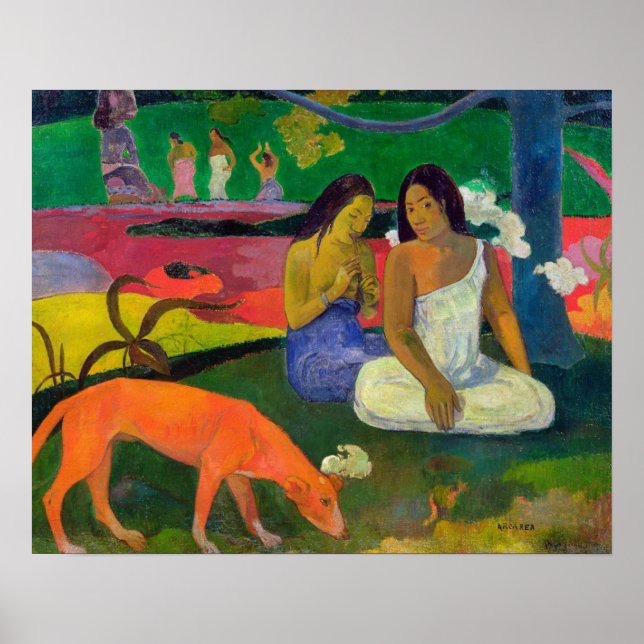 Paul Gauguin | Arearea (The Red Dog), 1892 Poster (Vorne)