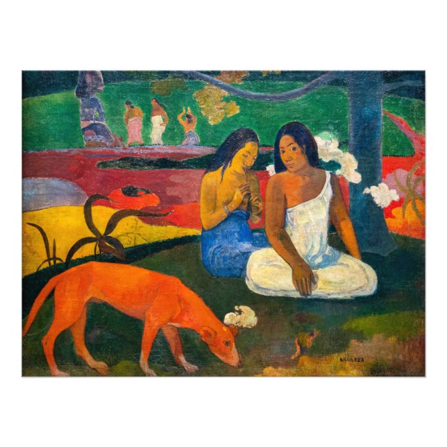 Paul Gauguin - Arearea / The Red Dog Fotodruck (Vorne)