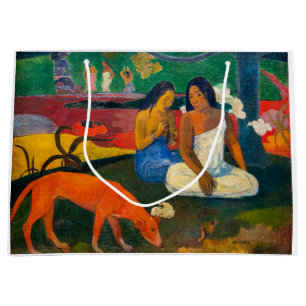 Paul Gauguin - Arearea / The Red Dog Große Geschenktüte